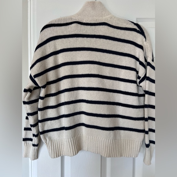 Dedham Polo Sweater in Stripe - Picture 6 of 10